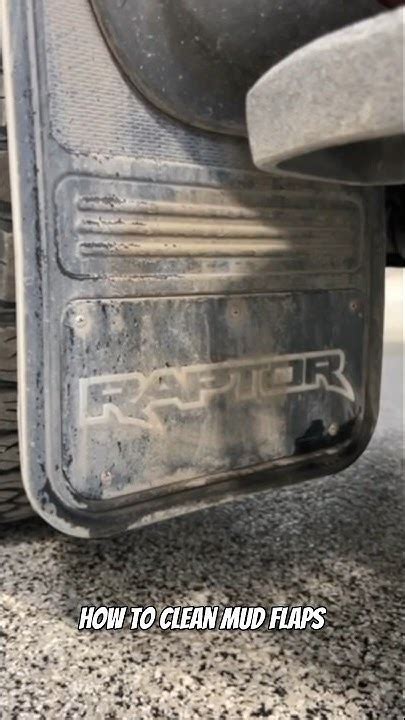 mud flap cleaner|How To Clean Filthy Mud Flaps! .